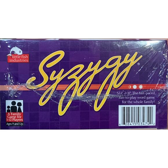 Syzygy NEW Word Game Complete and Sealed Family Party up to 12 Players Age 9 + - Picture 4 of 4